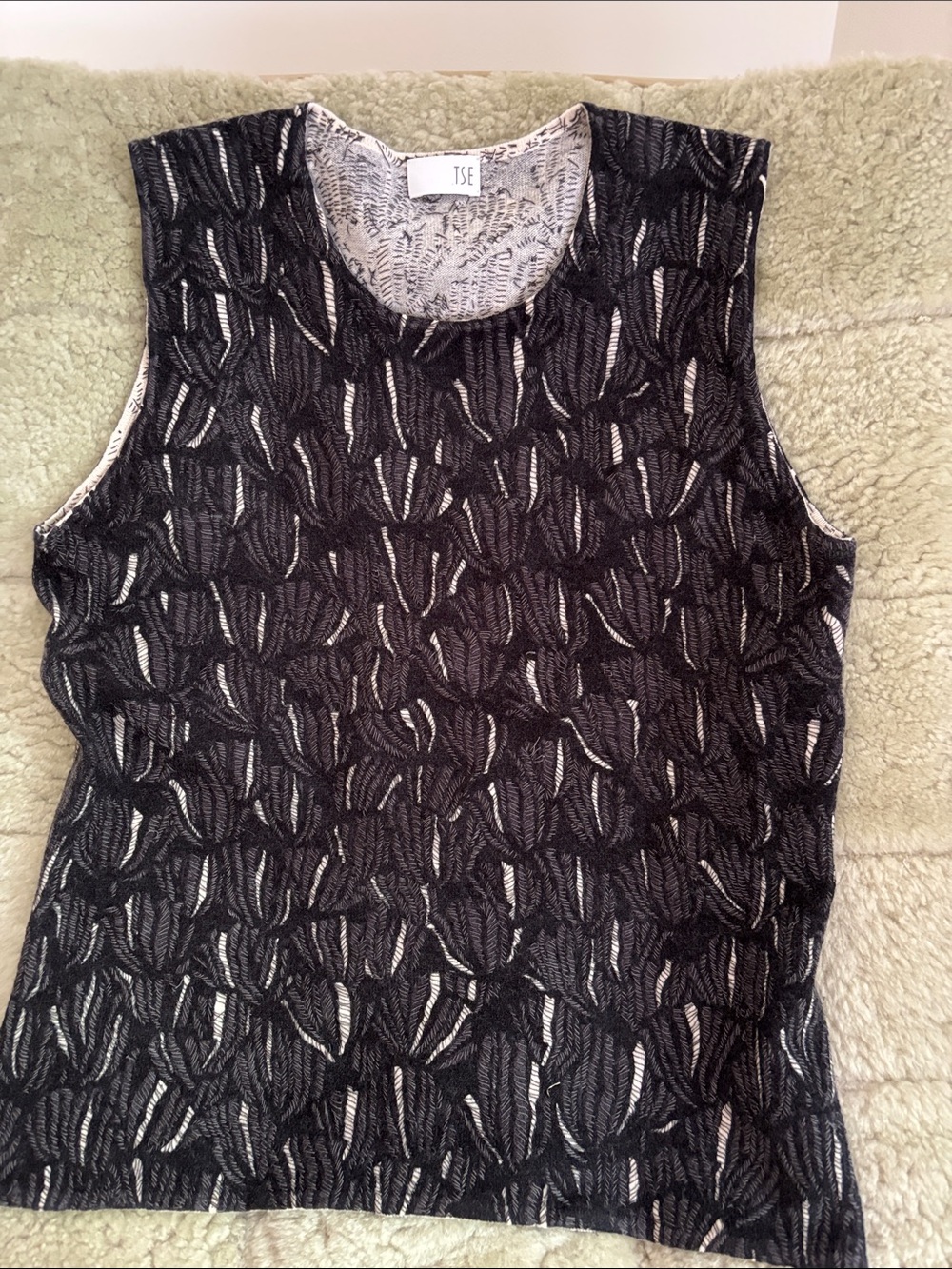 TSE 100% cashmere tank